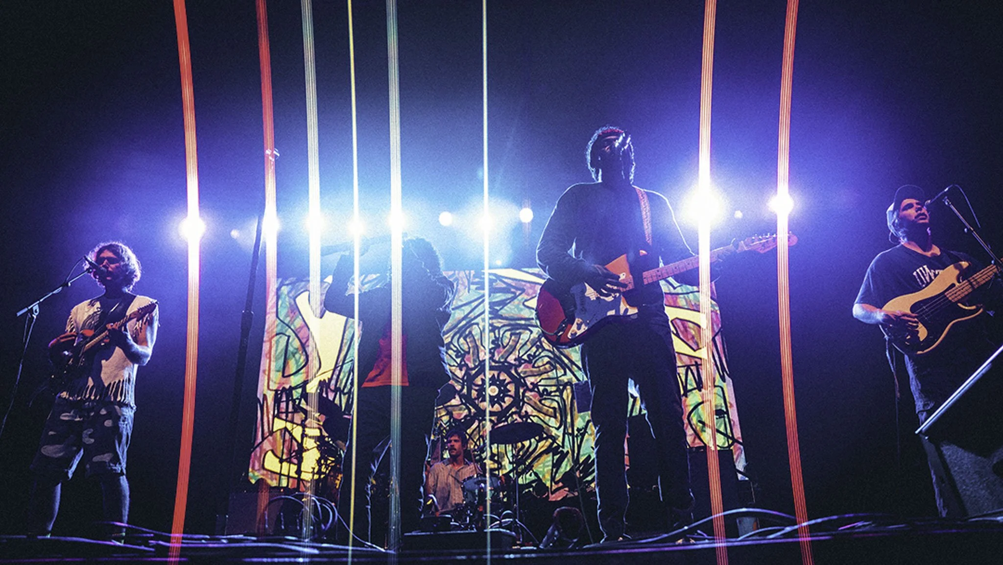 King Gizzard concert photography St. Augustine Amphitheatre