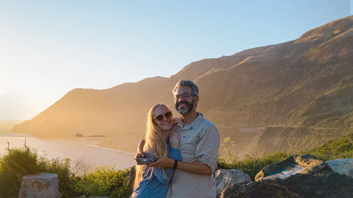 Diego and Dr. Trista Cerquera, owners of First Sight Films, St. Augustine video production company