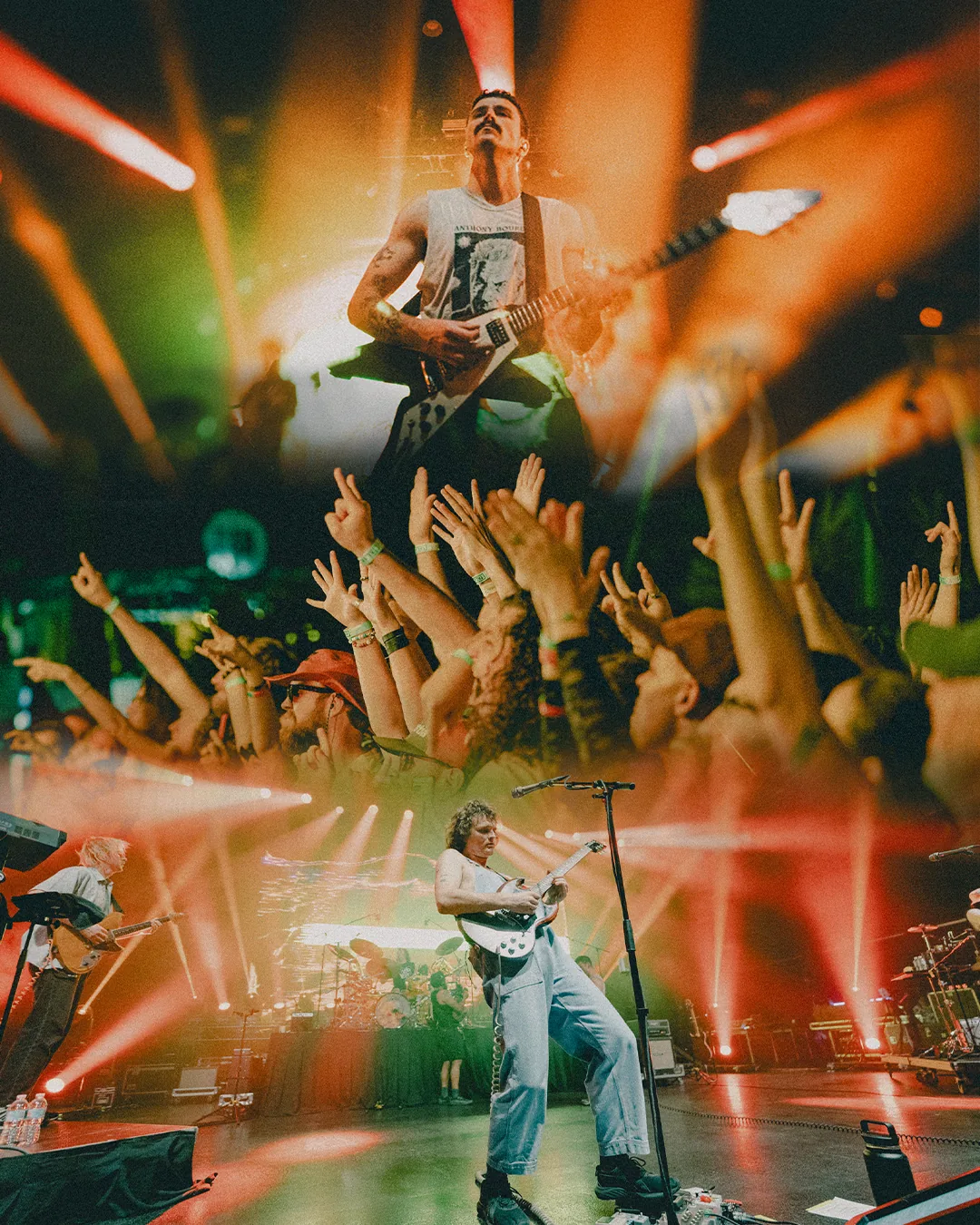 King Gizzard live performance at St. Augustine Amphitheatre