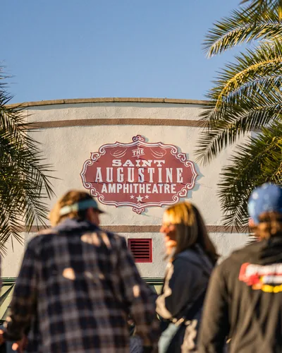 Widespread Panic concert audience at St. Augustine Amphitheatre - event video production by First Sight Films